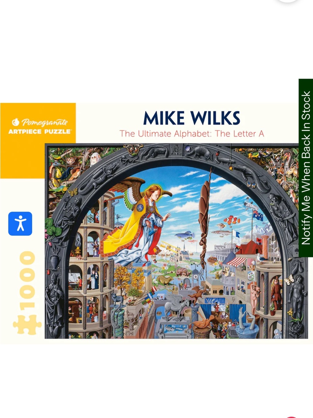 Mike Wilks 'The Letter A' 1000-Piece - sold out everywhere- complete